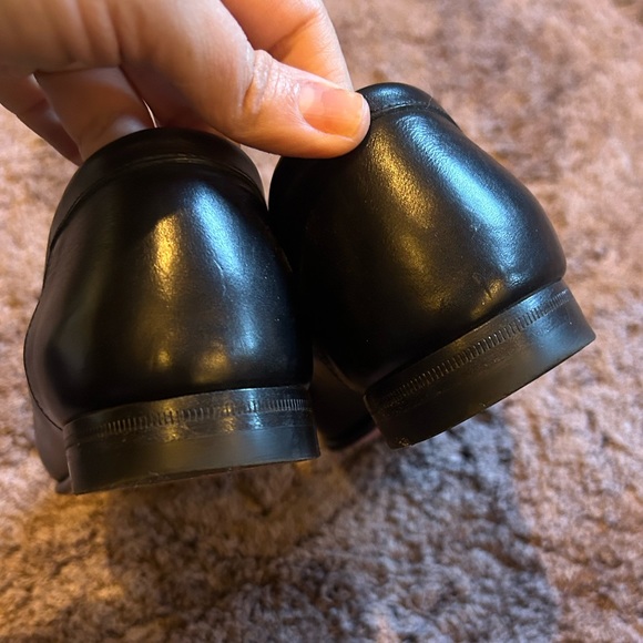 Fendi Black and White Loafer with metal hardware. - Picture 5 of 7